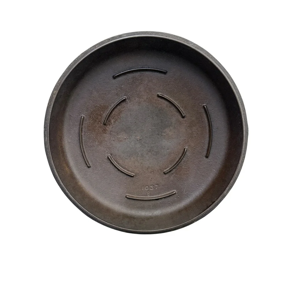 Vintage Griswold Cast Iron Skillet Lid 8 Self Basting Replacement Cover 1037 B